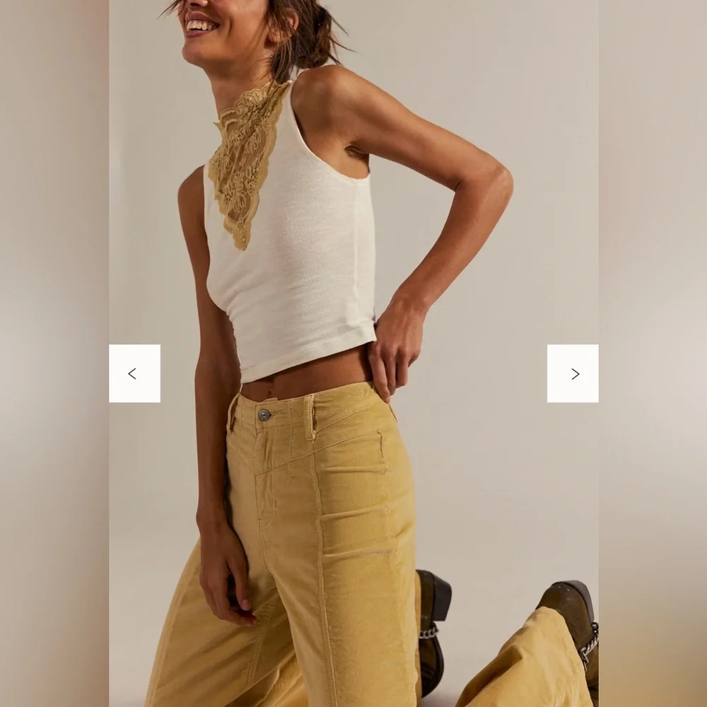 We The Free‎ Libre Cord Wide-Leg Jeans Size 28 NWT